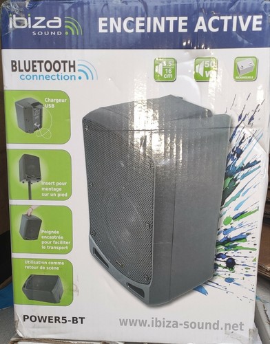 Ibiza power 5bt enceinte - power,